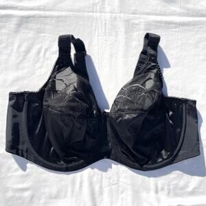 Elomi Cate Full Cup Banded Underwire Bra 42DDD Black EL4030